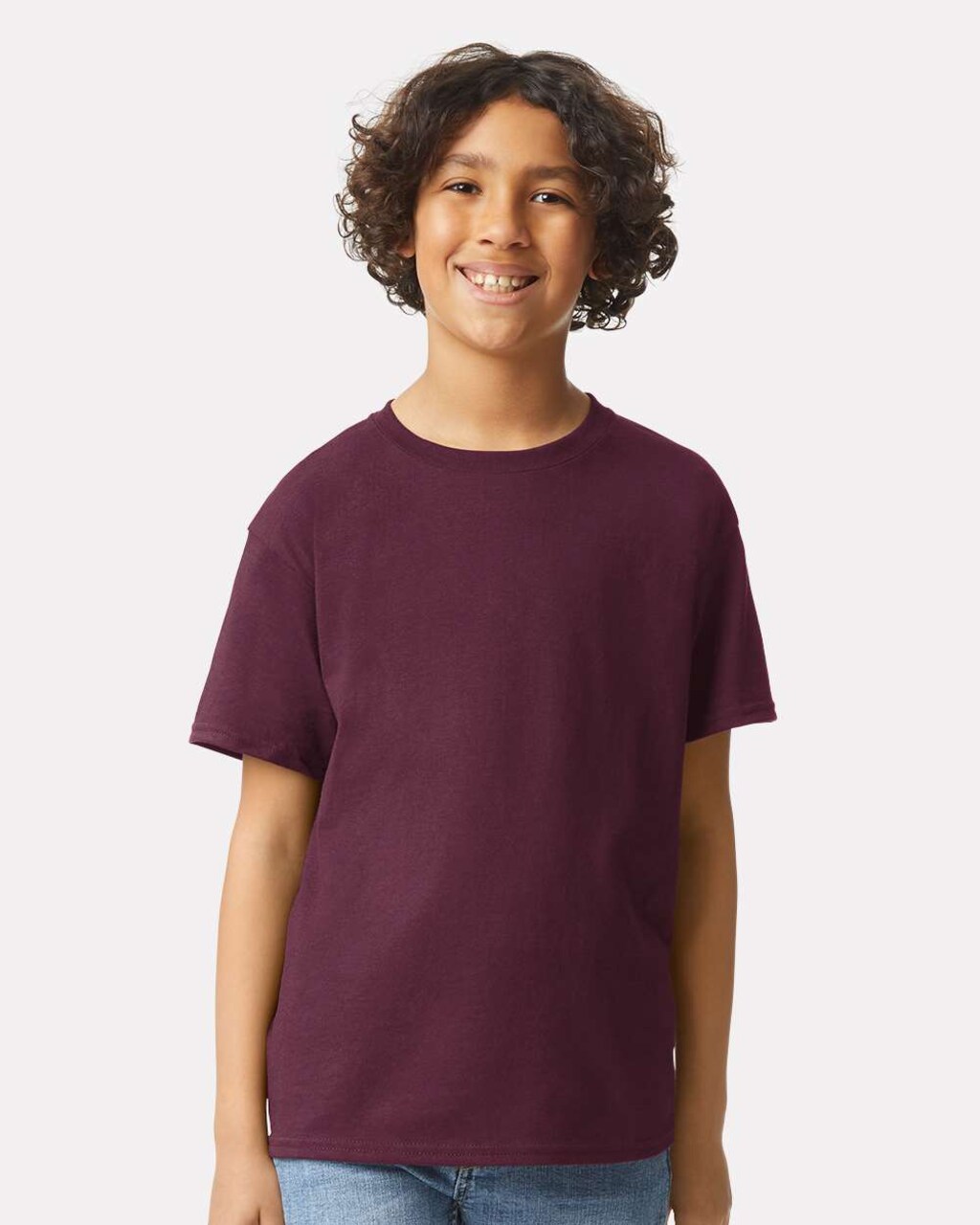 24 Pack: Ultra Cotton Youth Crewneck Short Sleeve T-Shirt | 100% Cotton
